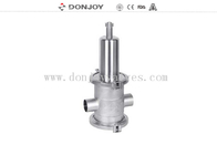 Donjoy SS316L 3&quot; le type et le L réduisant la pression T de la valve T de grande pureté dactylographient