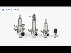 Étanchéité sanitaire EPDM Surpression de 120°C sur les extrémités de la pince de la vanne de débit