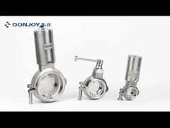 Valve hygiénique à action simple SS316L DN25