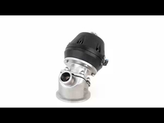 316L soupape de diaphragme sanitaire pneumatique ou manuelle du fond du réservoir 1' - 4'