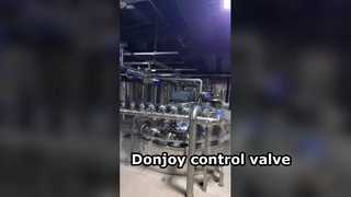 La vanne de régulation Donjoy utilise l'usine du client