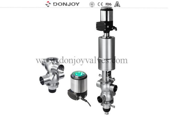 DN100 Donjoy double seat mix proof valve with T-22-90
