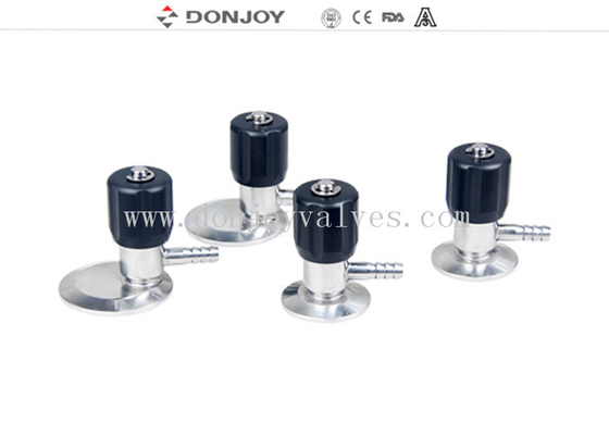 Concentric Sanitary Stainless Steel Sample Valve Polished