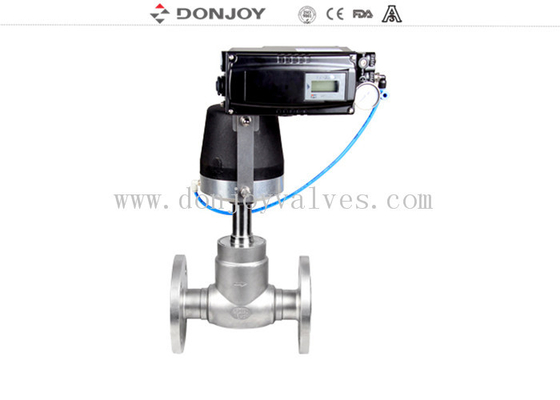 Regulated Flow Adjustable globe  Seat Valve  with flange End for steam