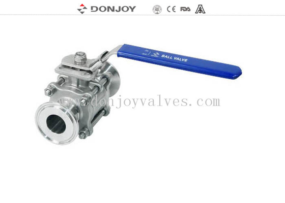 1/2 inch Directly Non retention full port Sanitary Ball Valve with Clamped Connection