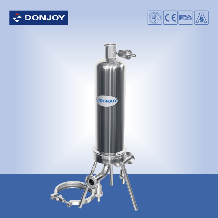 Le boîtier de crépine de canalisation de biogaz, l'acier inoxydable 316L divisent le filtre à air de cartouche