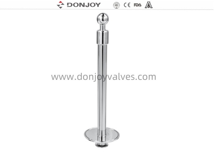 SS316L Sanitaire en acier inoxydable à longue traction spirale de pulvérisation rotative CIP