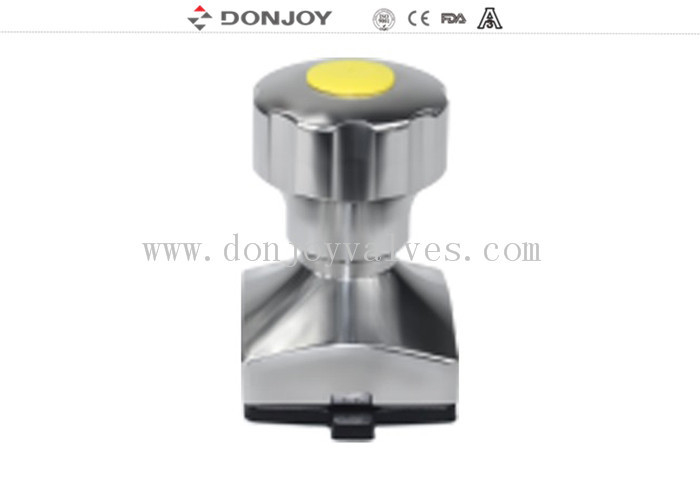 316L Mini type 3 voie Sanitaire Valve de diaphragme type L avec tri-clampe Fin