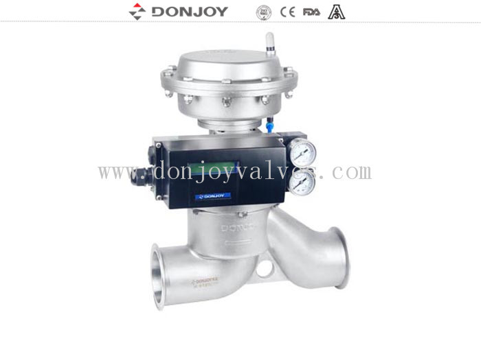 Robinet d'arrêt sphérique de DN100 Donjoy avec le déclencheur d'acier inoxydable avec l'IL TOP1441 pour la nourriture