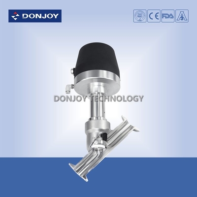 No Dead leg  Angle Seat Valves with Ferrule Connection According ASME BPE
