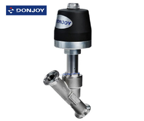 No Dead leg  Angle Seat Valves with Ferrule Connection According ASME BPE