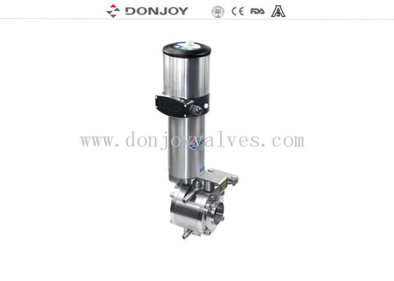 Donjoy Sanitary MixProof Butterfly Valve Double Seat Butterfly Valve B Type