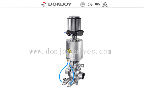 E-C Welding DN100 SS316L Double Seat Mixproof Valve